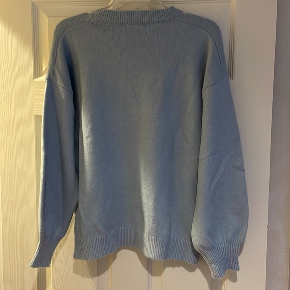 Frnch blue sweater in size large - Picture 5 of 6